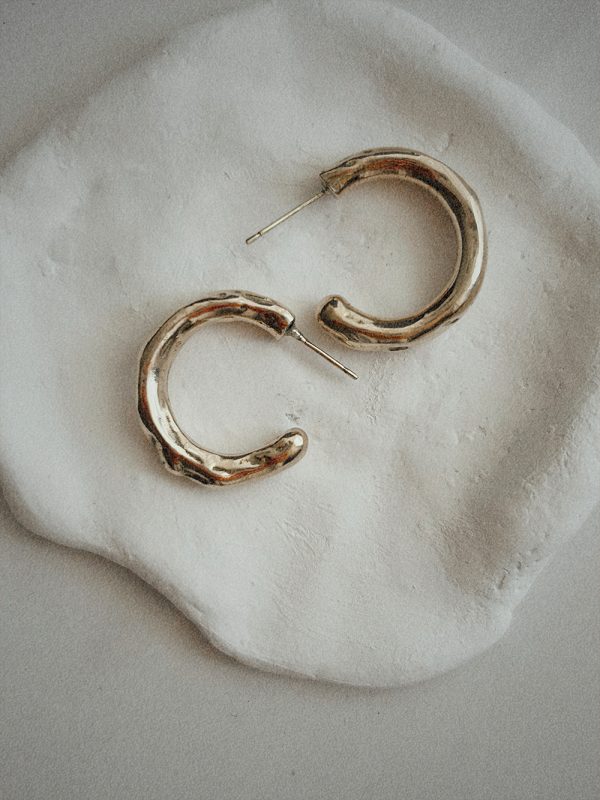 Simple hoop earrings