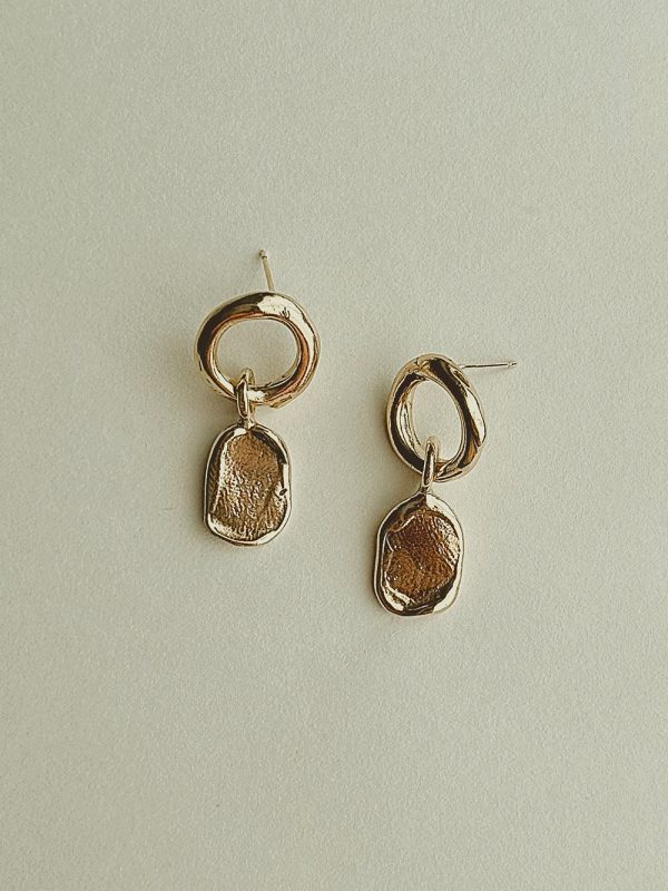 Earrings with pendant - Image 2