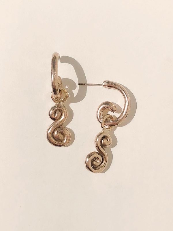 Hoops with pendant - Image 2