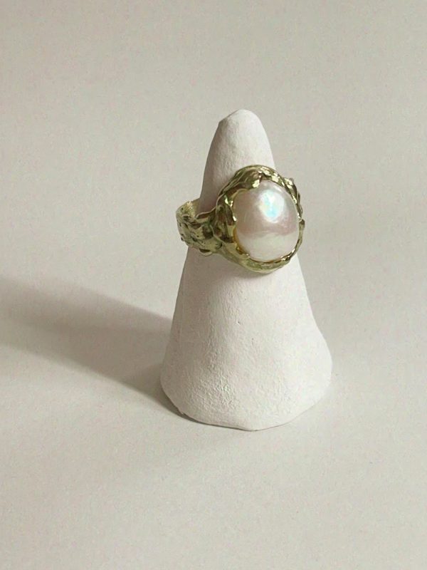 OOAK ring | freshwater pearl