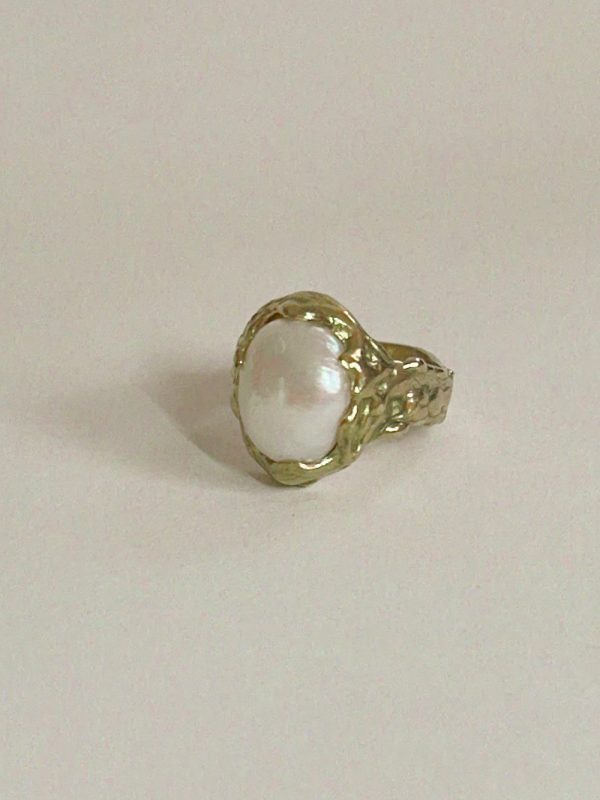 OOAK ring | freshwater pearl - Image 6