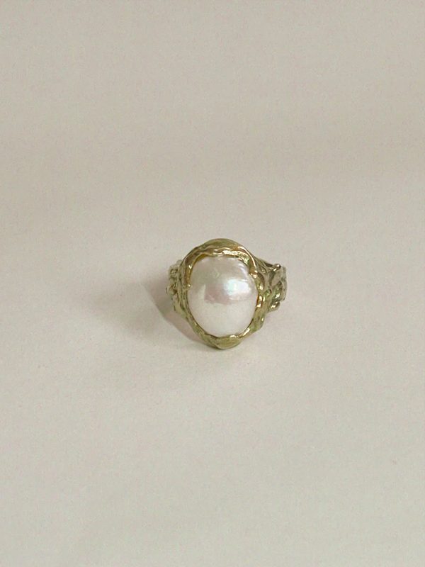 OOAK ring | freshwater pearl - Image 3