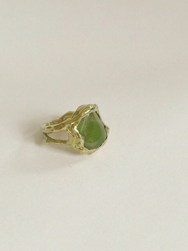 OOAK ring | green jade - Image 6