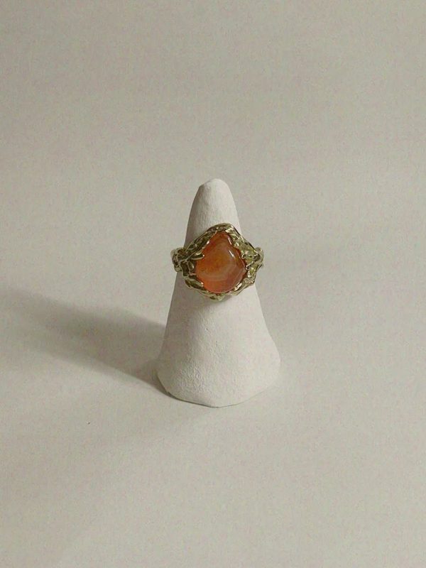 OOAK ring | striped agate - Image 2