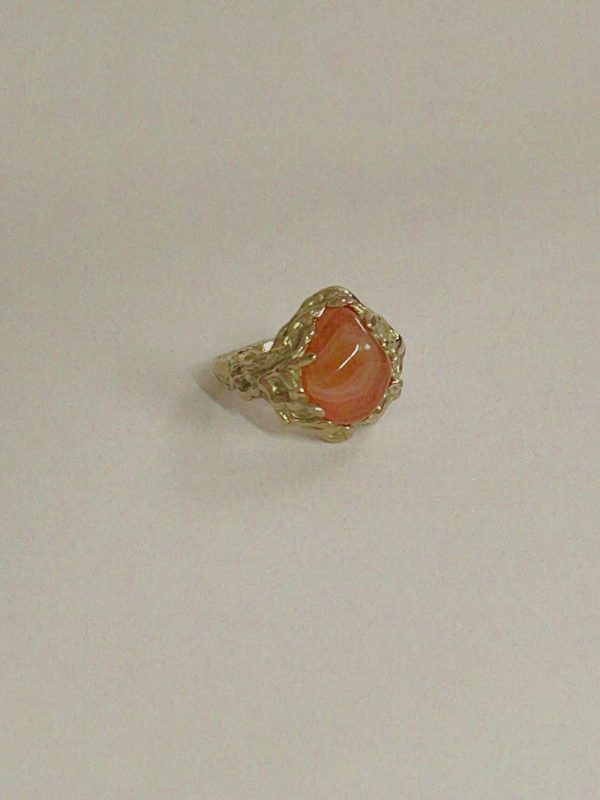 OOAK ring | striped agate - Image 3