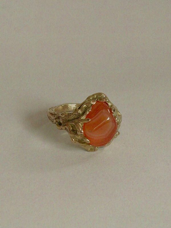 OOAK ring | striped agate - Image 4