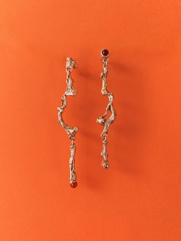 Long irregular earrings - Image 2